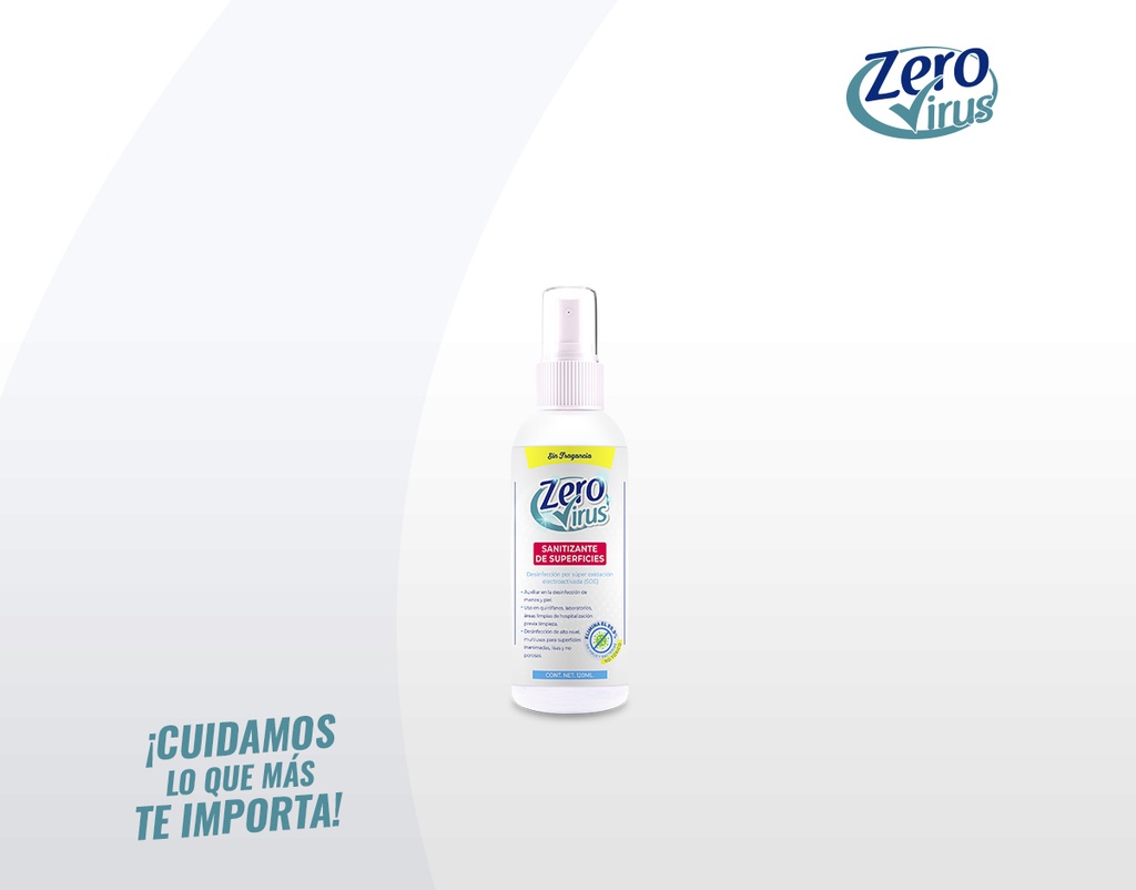 Sanitizante de superficies 120 ml