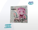 Mascarilla KN95 Infantil Estampado Rosa