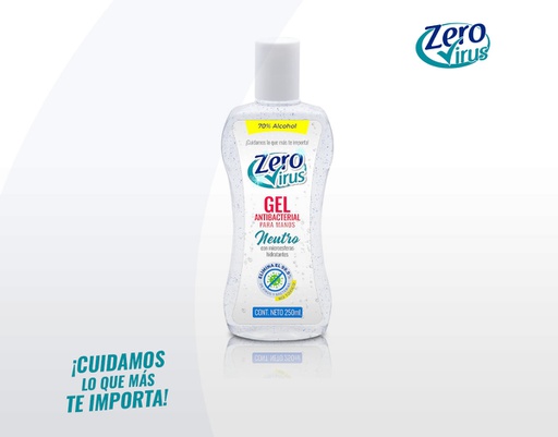 [314] Gel Antibacterial Neutro Premium con Jojoba 250 ml