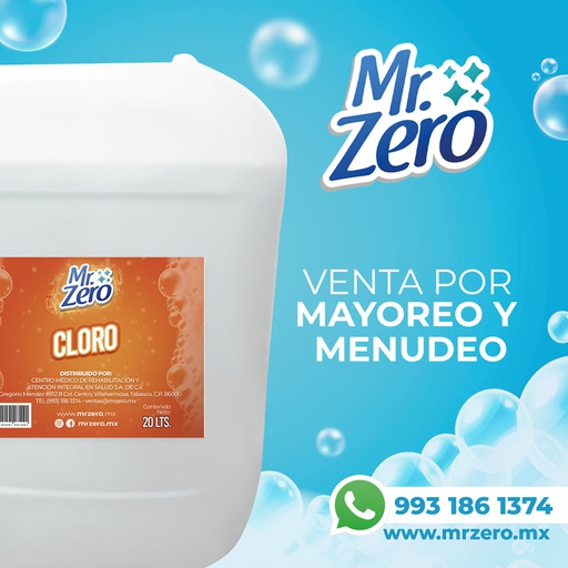 [CO103] Cloro 20 Litros