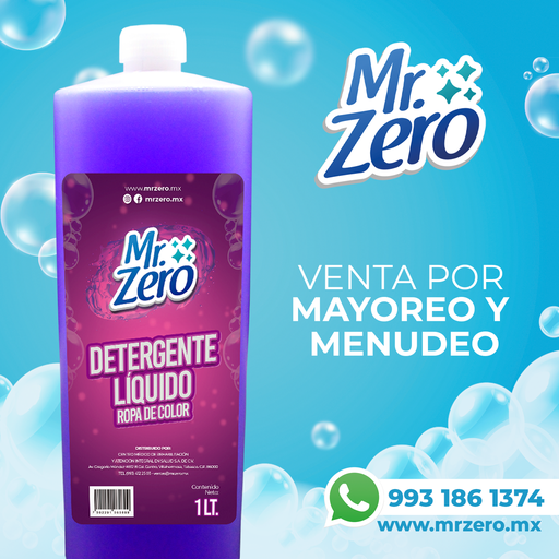 [CO208] Detergente Líquido para Ropa MAS de Color 1L